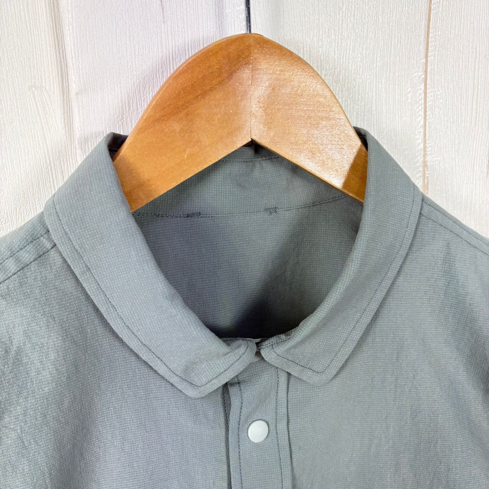 ✉️Men's S グリーン系 Ridge Mountain Gear ( リッジマウンテンギア ) ベーシック ロングスリーブ シャツ Basic Long Sleeve Shirt ポリエステル ウェア トップス インナー シャツ ロング