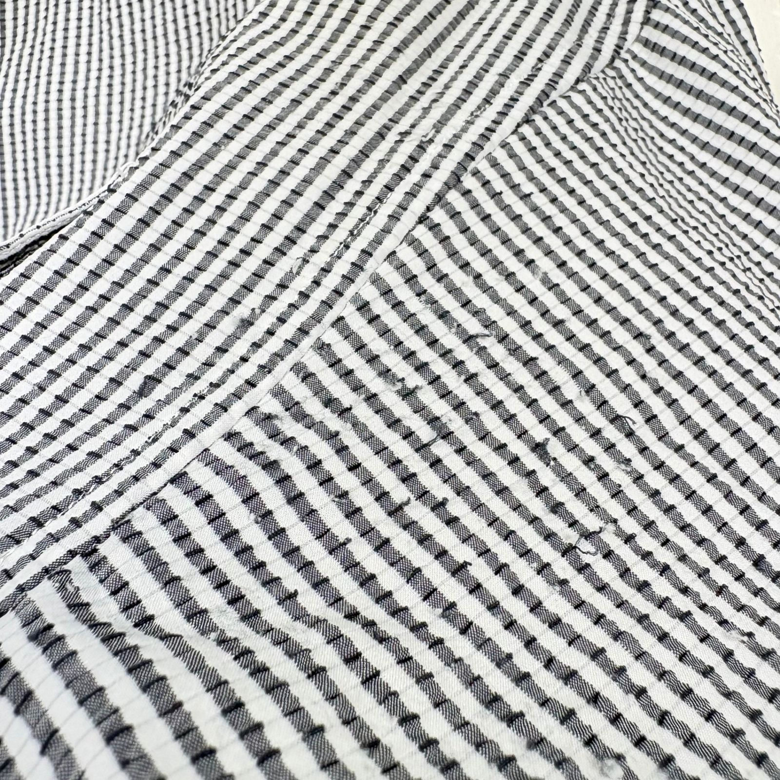 ✉️Men's S ホワイト系 Ridge Mountain Gear ( リッジマウンテンギア ) ベーシック ロングスリーブ シャツ ストライプ Basic Long Sleeve Shirt 