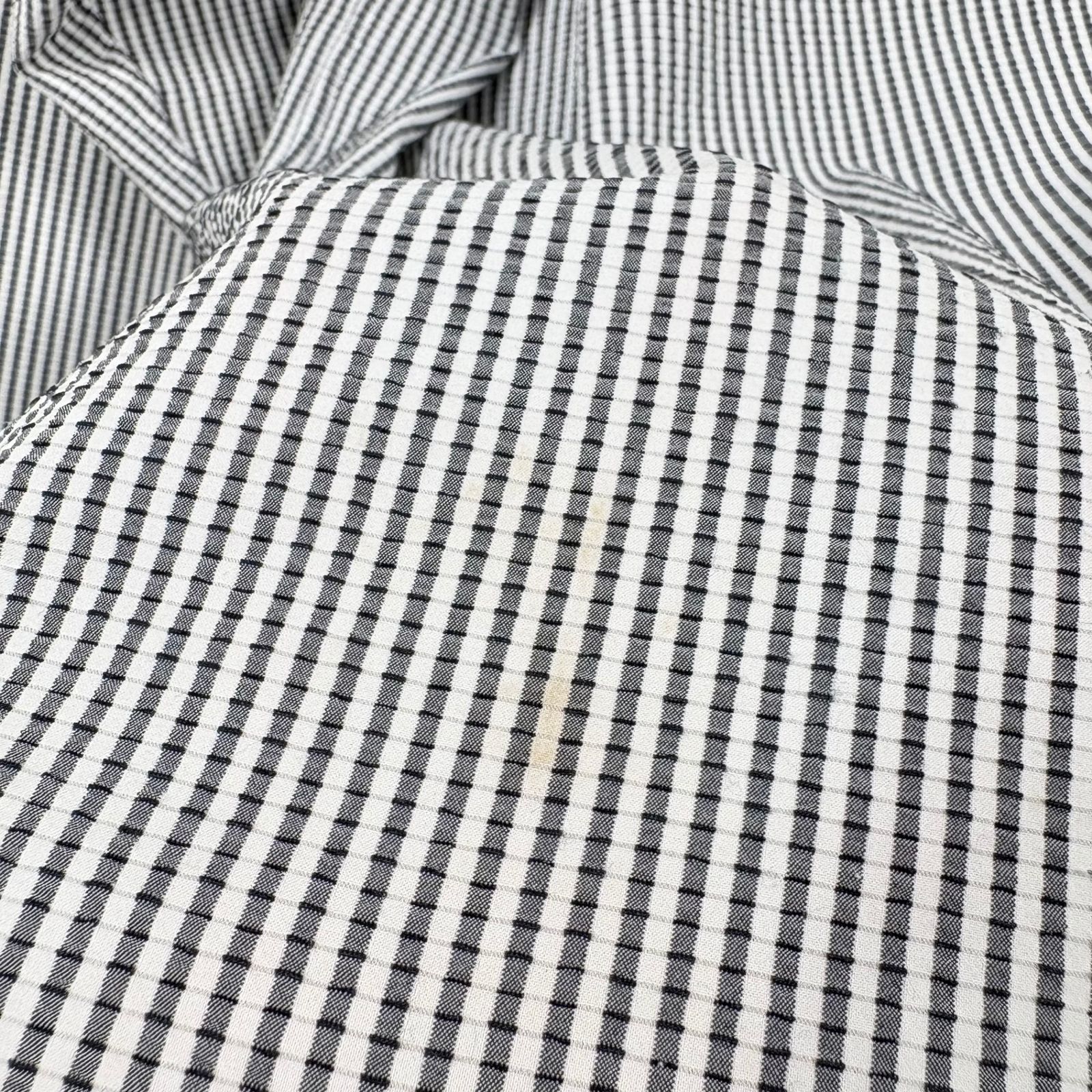✉️Men's S ホワイト系 Ridge Mountain Gear ( リッジマウンテンギア ) ベーシック ロングスリーブ シャツ ストライプ Basic Long Sleeve Shirt 