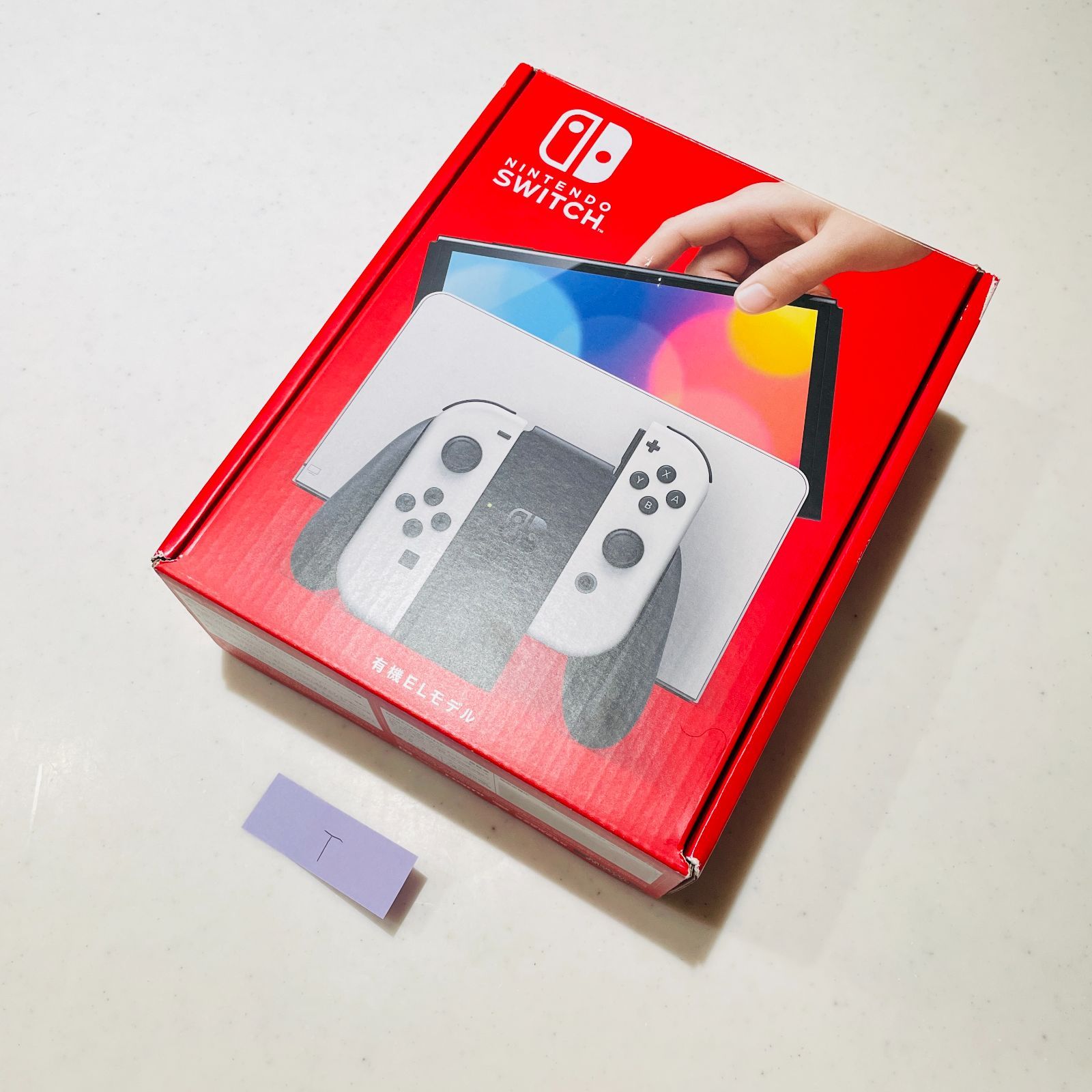 Nintendo Switch 有機ELモデル ホワイト 付属品 完備 任天堂 スイッチ 背面傷あり