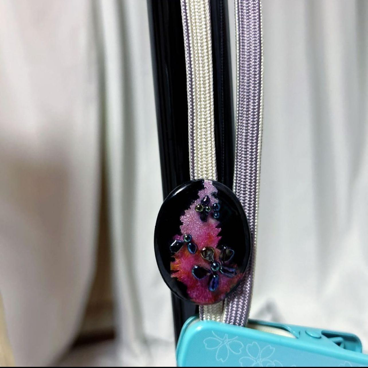 紋紗 色無地 フルセット 夏帯 きねや帯揚げ 新品帯締め 七宝焼帯留 美
