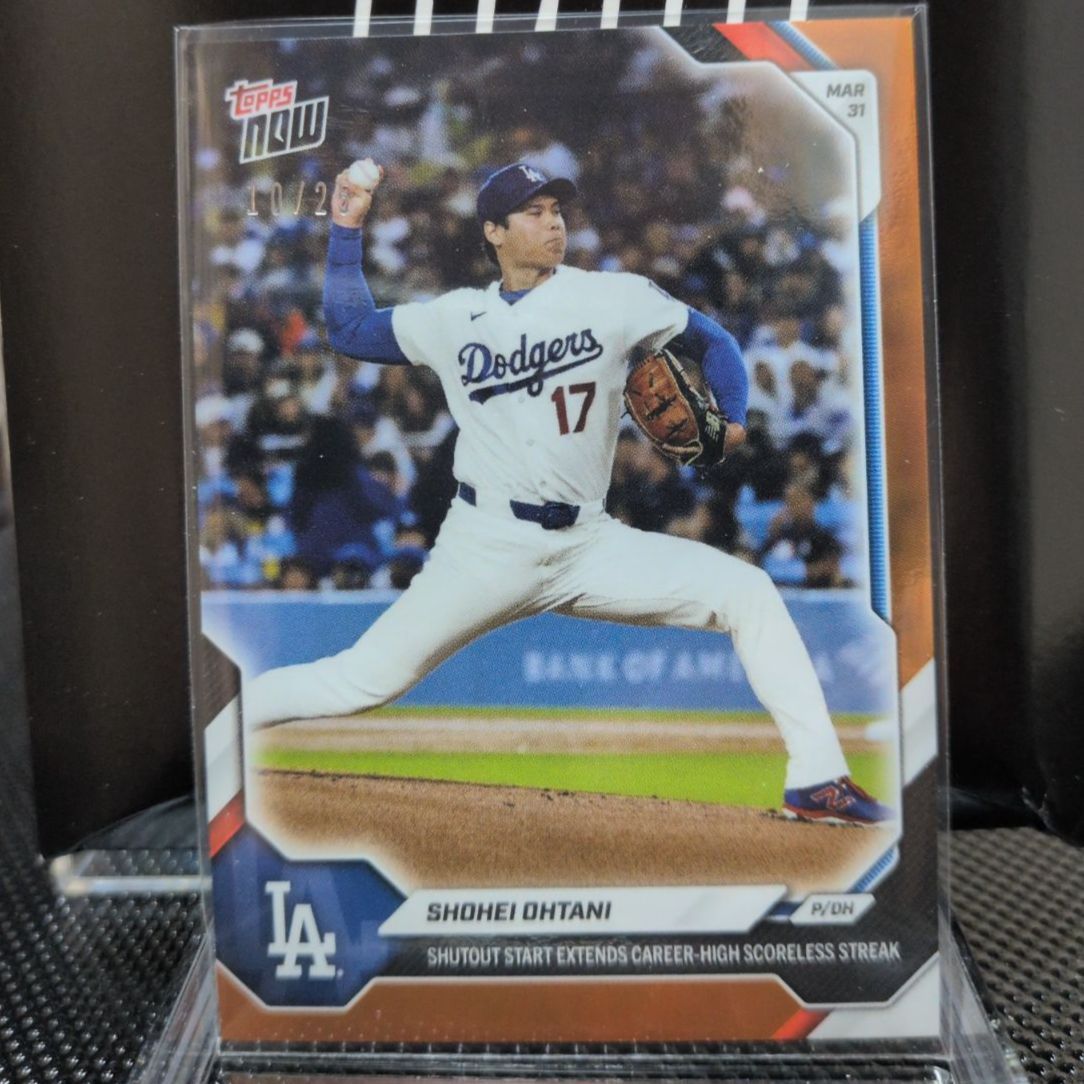 25シリ｜大谷翔平｜ Shohei Ohtani - 2026 MLB Topps NOW® - Card 37 -｜ロサンゼルス・ドジャース｜トレーディングカード