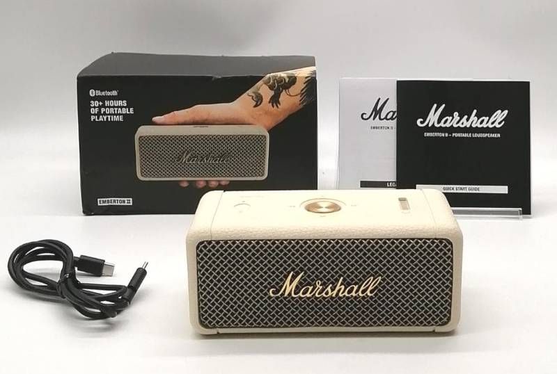 極美品！Marshall/ワイヤレススピーカー EmbertonⅡ クリーム - メルカリ