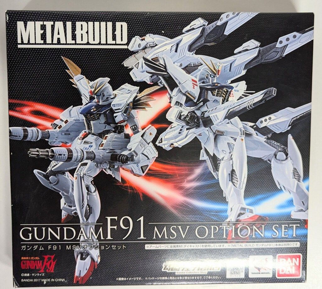 BANDAI METAL BUILD 機動戦士ガンダムF91 ガンダムF91 MSVオプションセット