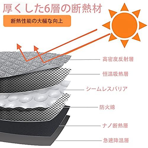 2022 新型 車用 サンシェード ハイエース 200系 リア用 車中泊 仮眠 マルチサンシェード 断熱 遮光シェード 車窓日よけ 車中泊グッズ アウトドア マルチ 露天駐車 盗難防止 UVカット 1型 2型 3型 4型 日除け 取付簡単 6 ac0b35c8