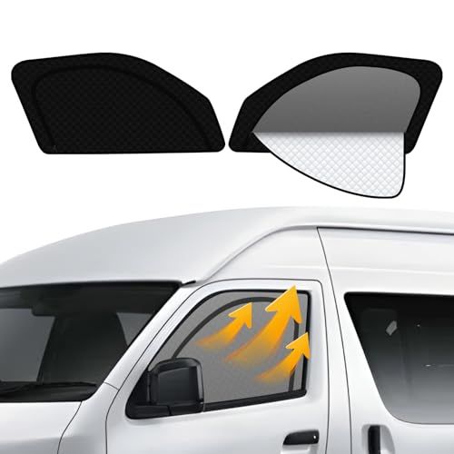 【ハンドルカバー付き】2in1一体式 トヨタ ハイエース 200系 着脱簡単 サンシェード メッシュカーテン マグネット 換気 遮光 サイド用 H16.8-現行 ワイド/標準 UVカット 運転席 助手席 日除け 2枚ts 24bab6bd