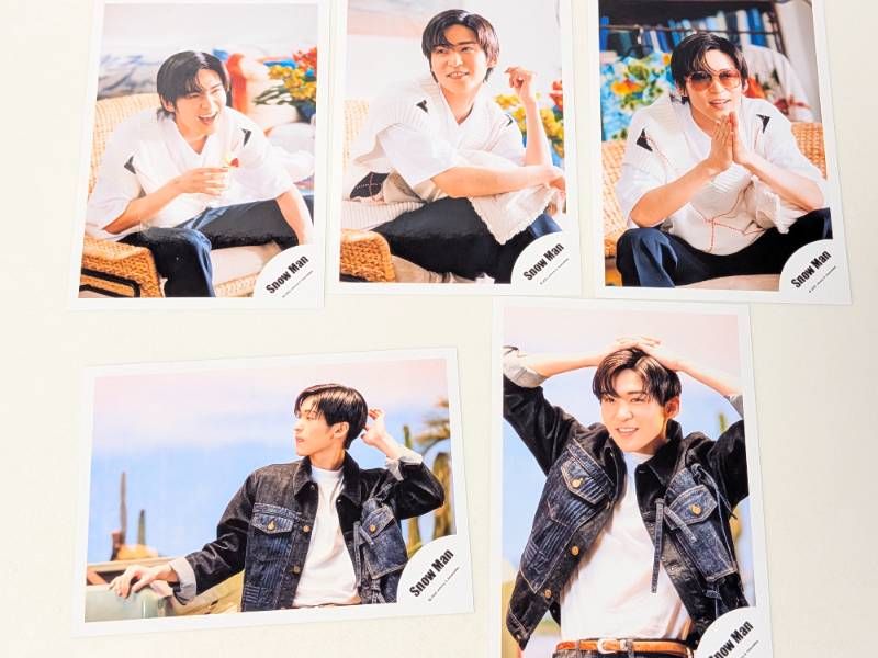 目黒蓮　公式写真 2019 2020 2022 2023 59枚 Snow Man 目黒蓮 Jr.時代含む 2019-2022年 公式写真 計108枚セット