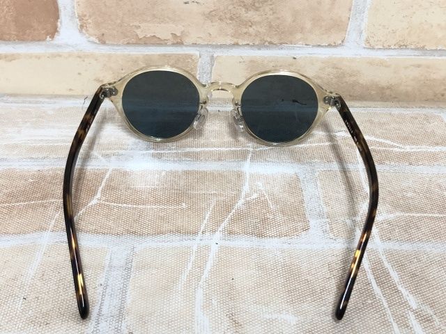中古】 UNUSED アンユーズド 136 SUNGLASSES クリア×ブラウン
