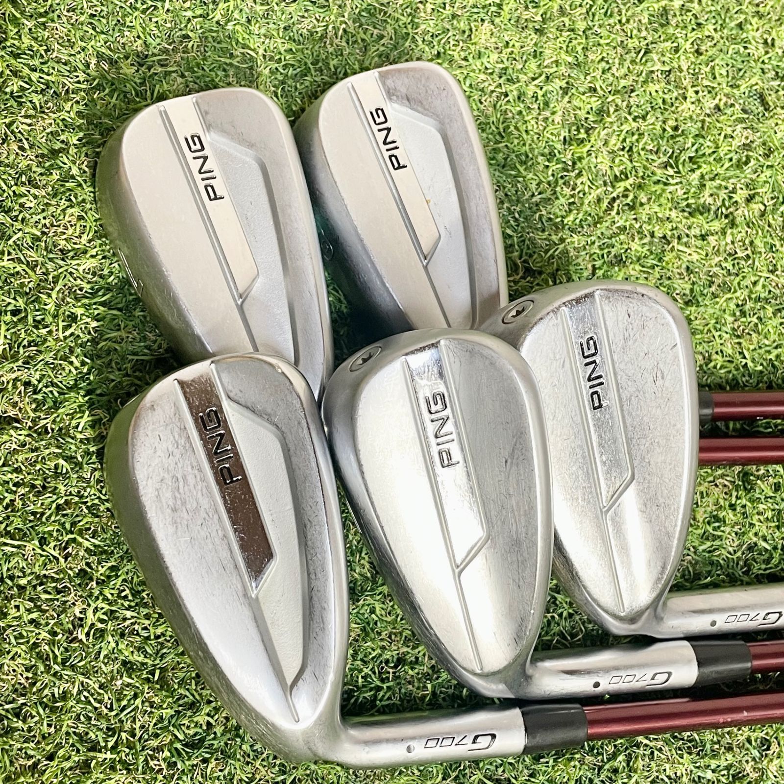 【レフティ】値下げ。PING G700 アイアンセット 5本セット 貴重なレフティ】PING G700 ピン Gシリーズ アイアンセット 5本 メンズ