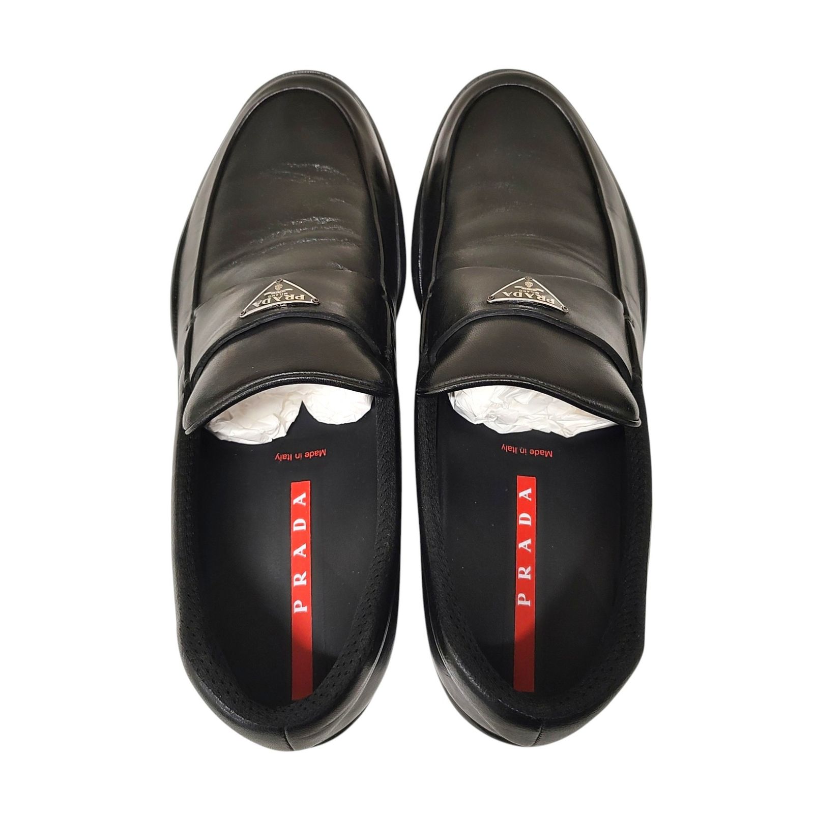 PRADA SPORTS プラダスポーツ トライアングルロゴ レザー シューズ 