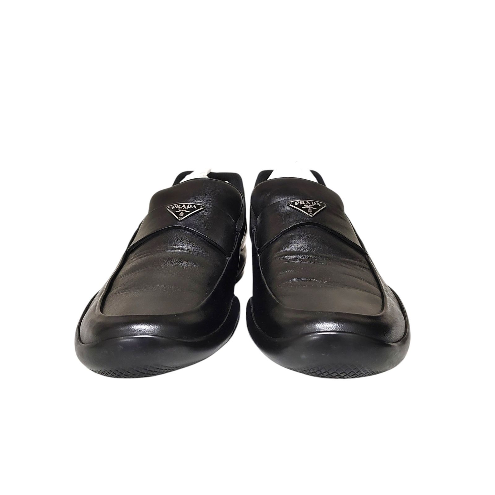 PRADA SPORTS プラダスポーツ トライアングルロゴ レザー シューズ 