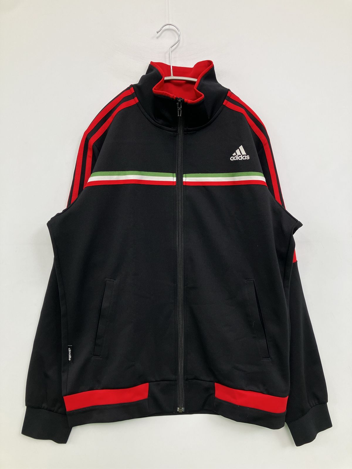 adidas アディダス ジャージ/トラックジャケット L ブラック メンズ
