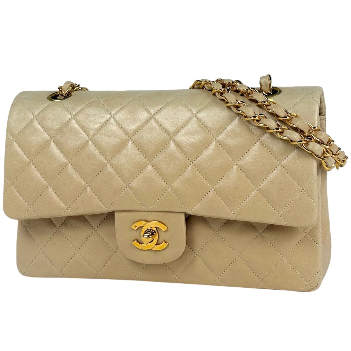 シャネル CHANEL マトラッセ Wフラップ チェーン ショルダーバッグ