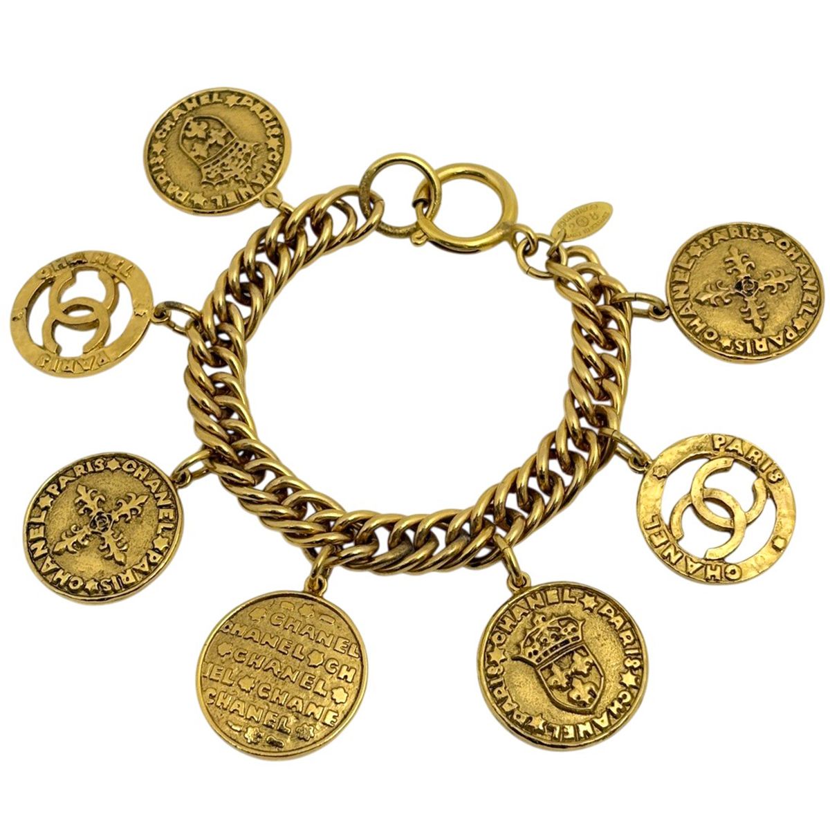 シャネル CHANEL ココマーク ブレスレット GP ゴールド レディース 【中古】