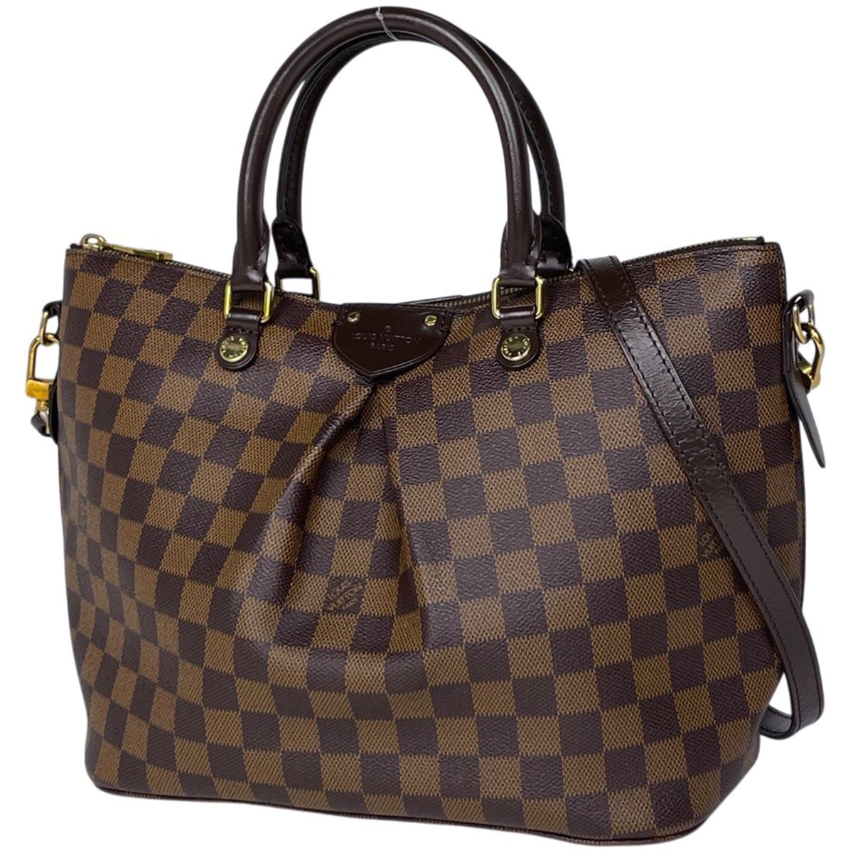 ルイ・ヴィトン Louis Vuitton シエナＭＭ 2WAY ショルダーバッグ ハンドバッグ ダミエ ブラウン N41546 レディース 【中古】