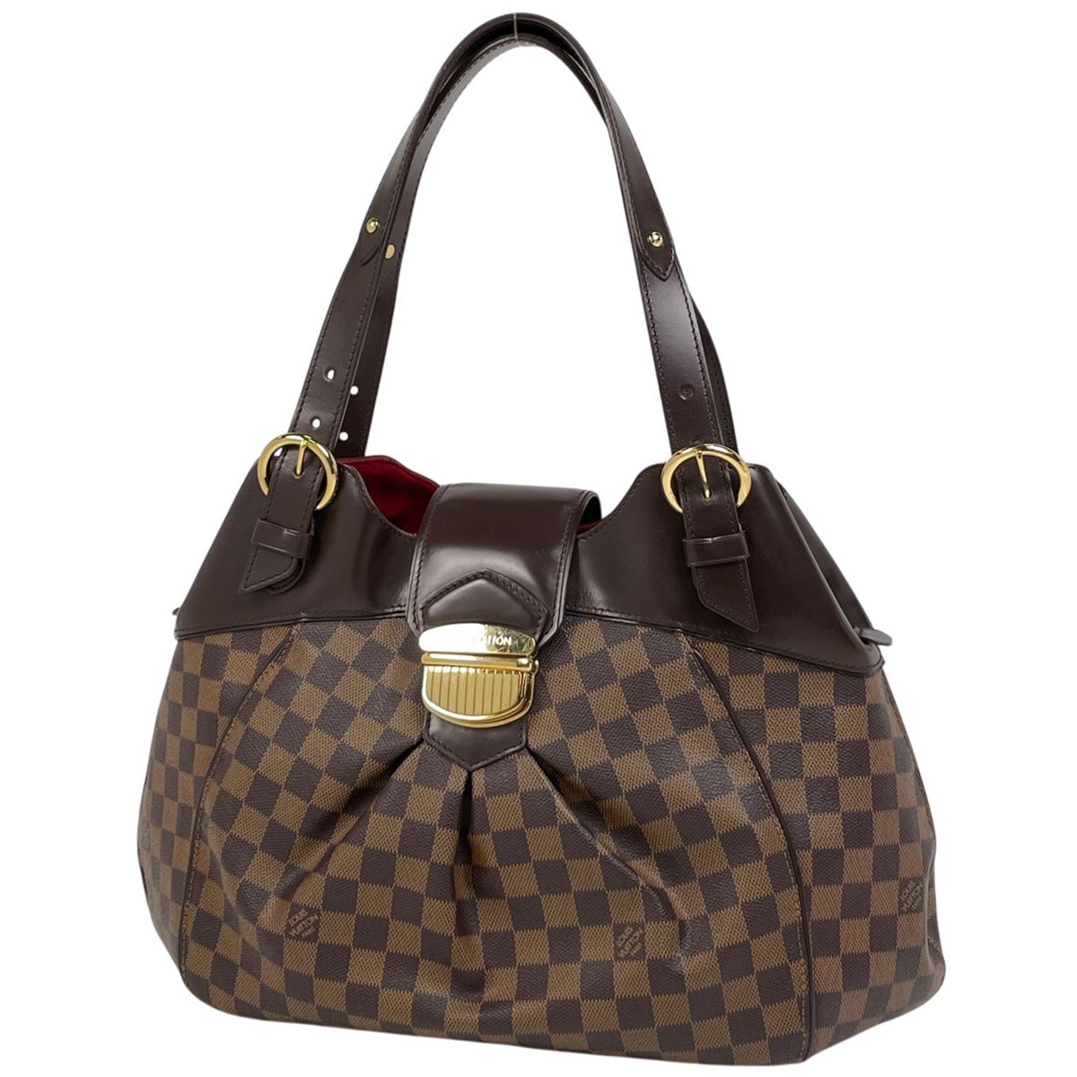 ルイ・ヴィトン Louis Vuitton システィナGM トートバッグ ダミエ ブラウン N41540 レディース 【中古】