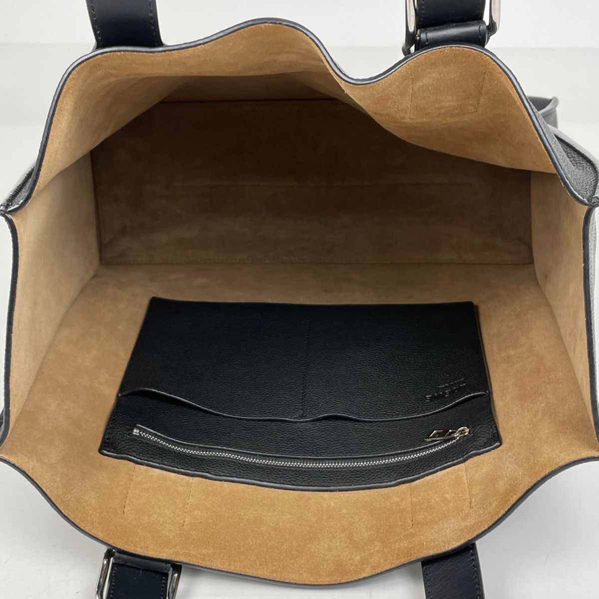 ロエベ LOEWE アナグラム バックルホリゾンタル トートバッグ レザー