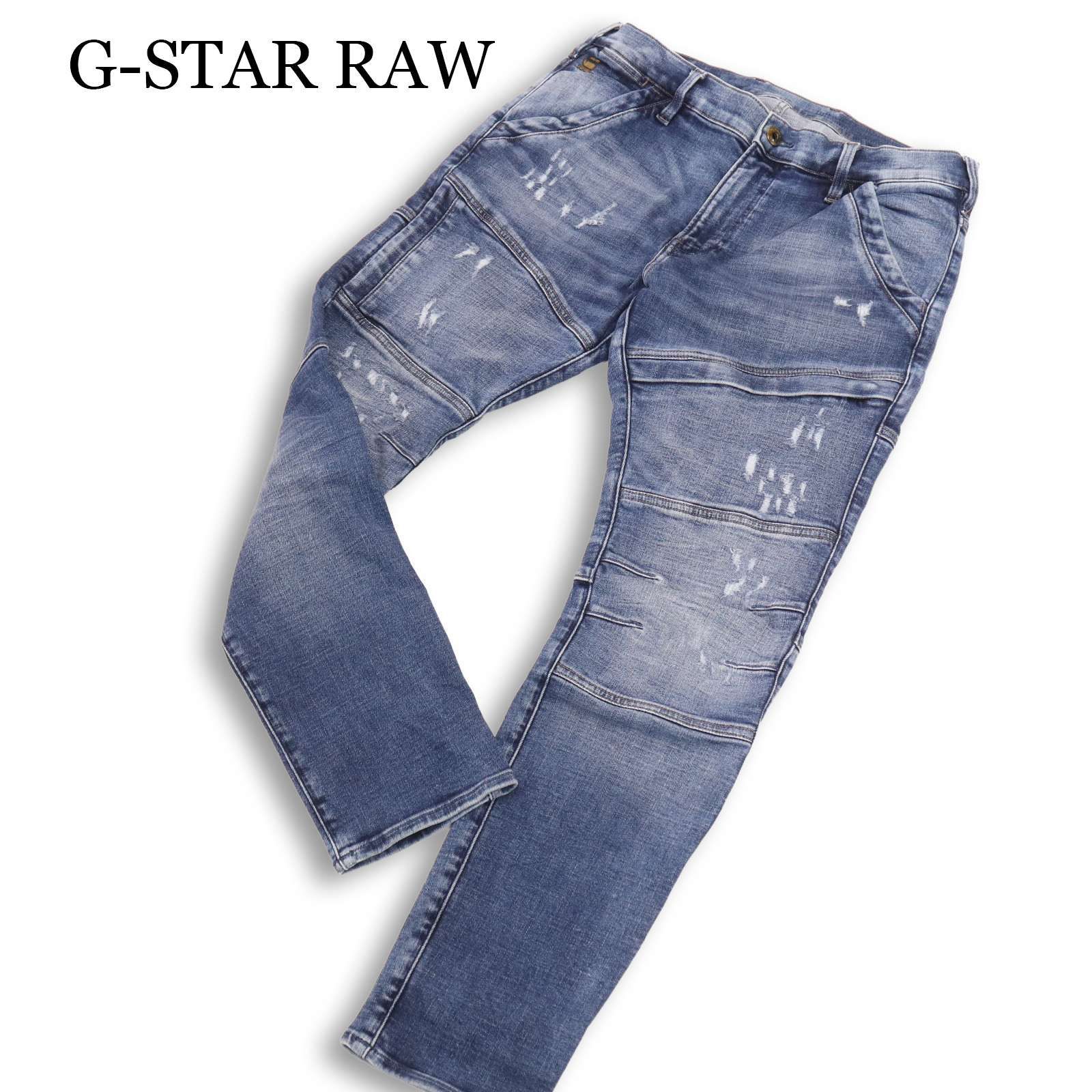 G-STAR LOW ダメージ デニム ジースターロー G-STAR RAW ジースター 