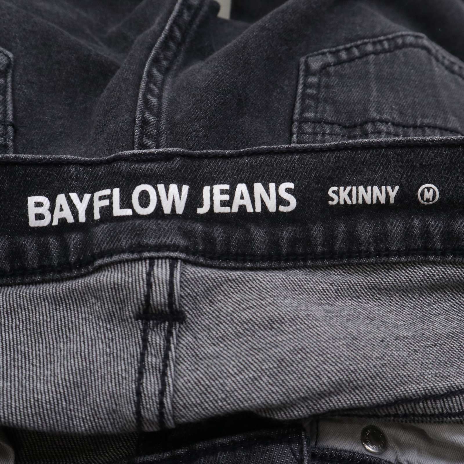 BAYFLOW ベイフロー 通年☆ ストレッチ USED＆ウオッシュ加工 ジップ 