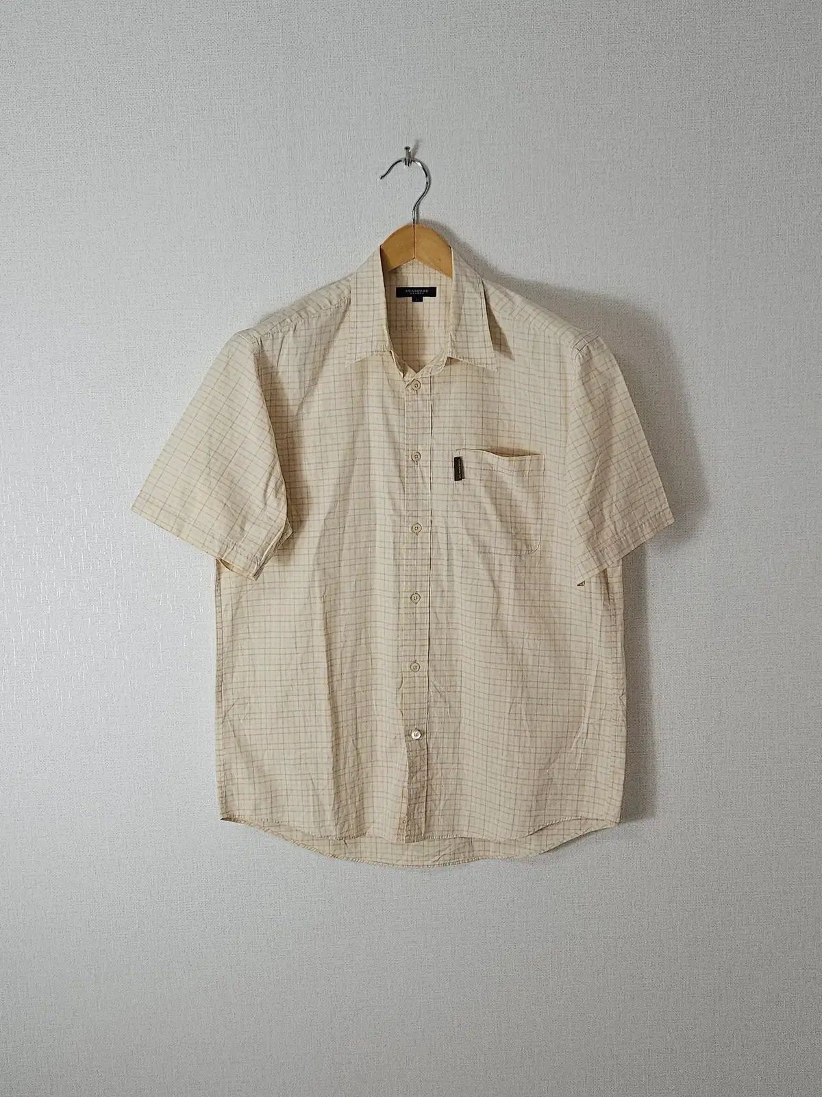 バーバリー BURBERRY チェック 半袖 シャツ ロンドン 正規品 L