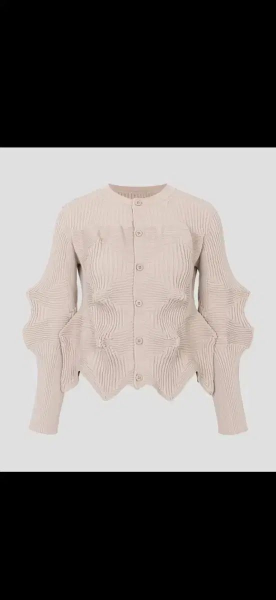 ISSEY MIYAKE イッセイ ミヤケ 링키지 (Ringage) 가디건 (Cardigan) 베이지 (Beige)