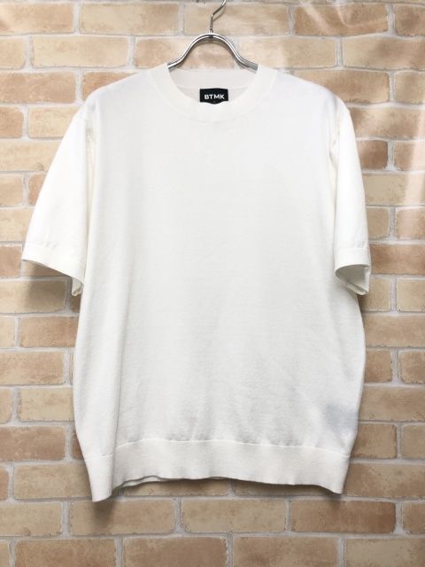 【中古】 BTMK ビーティーエムケー Knit T-Shirt ホワイト L 111453430 7,665円