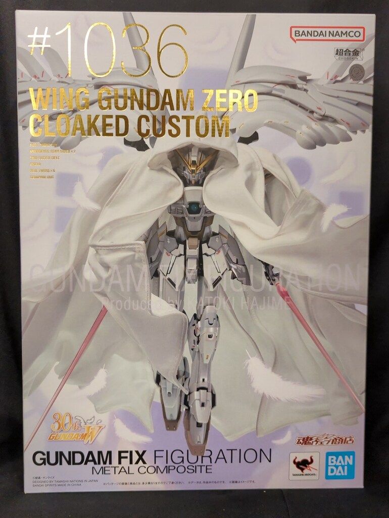 BANDAI SPIRITS GUNDAM FIX FIGURATION METAL COMPOSITE GUNDAM W 30th ウイングガンダムゼロ クロークドカスタム ＃1036