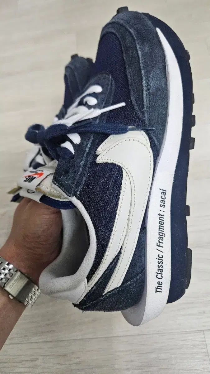 265 NIKE x SACAI x FRAGMENT DESIGN LDワッフル ネイビー ブラックブルー