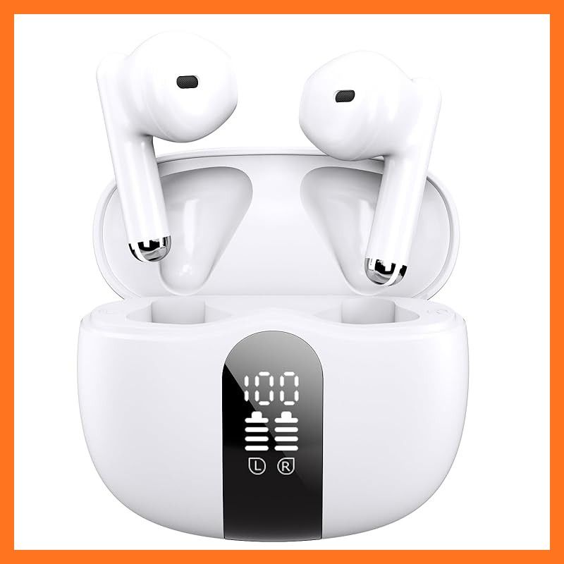 【新品】 【絶好音質】ワイヤレスイヤホン Bluetoothイヤホン イヤホン Bluetooth5.4 hi-fi音質 AAC ダブルマイクENCノイズキャンセリング CVC8.0ハンズフリー通話 LED表示 ブルートゥース bluetooth 無線 軽量