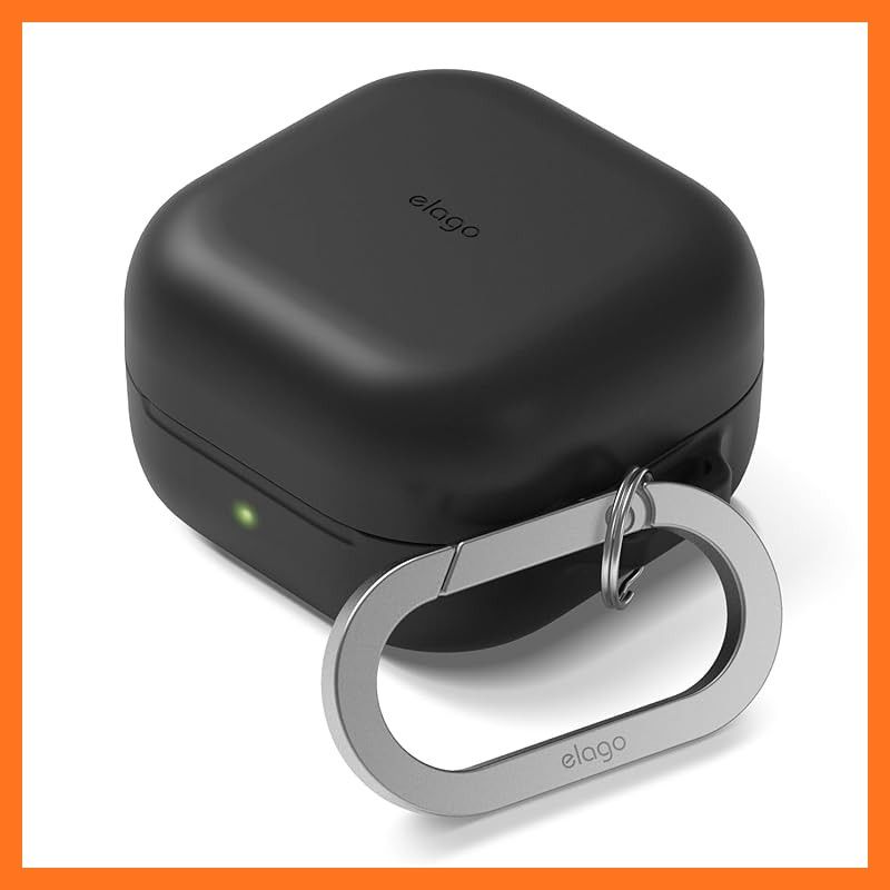 【新品】 【elago】 Galaxy Buds4 Buds 4 Pro 対応 ケース 耐衝撃 落下防止 カラビナ 付 おしゃれ シリコン カバー ワイヤレス充電 対応 シンプル シリコンケース [ GalaxyBuds4 ギャラクシー バッズ 4 ギャラクシ