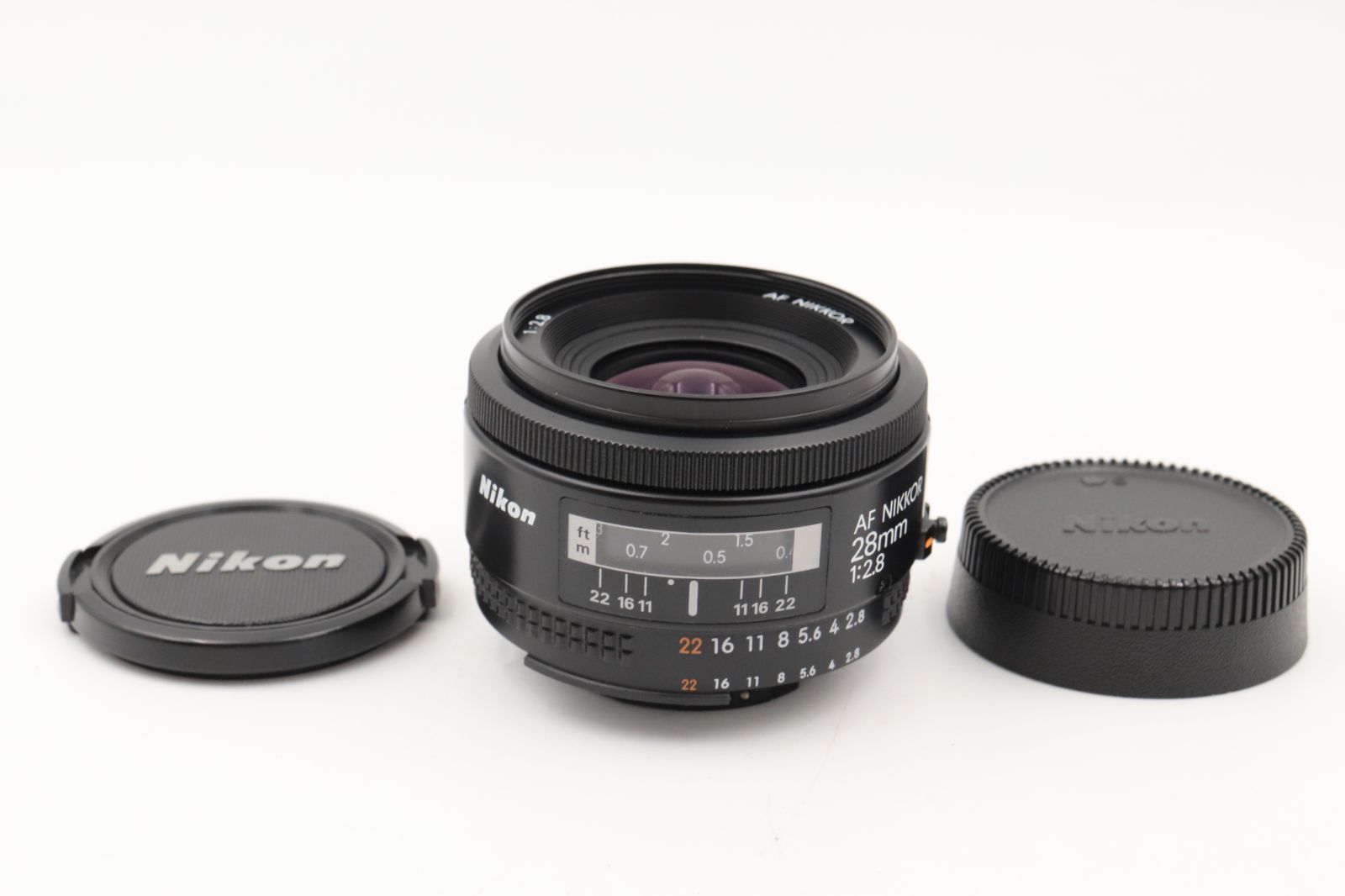 極上品☆ニコン Nikon AF NIKKOR 28mm 1:2.8 広角 単焦点 ###17847