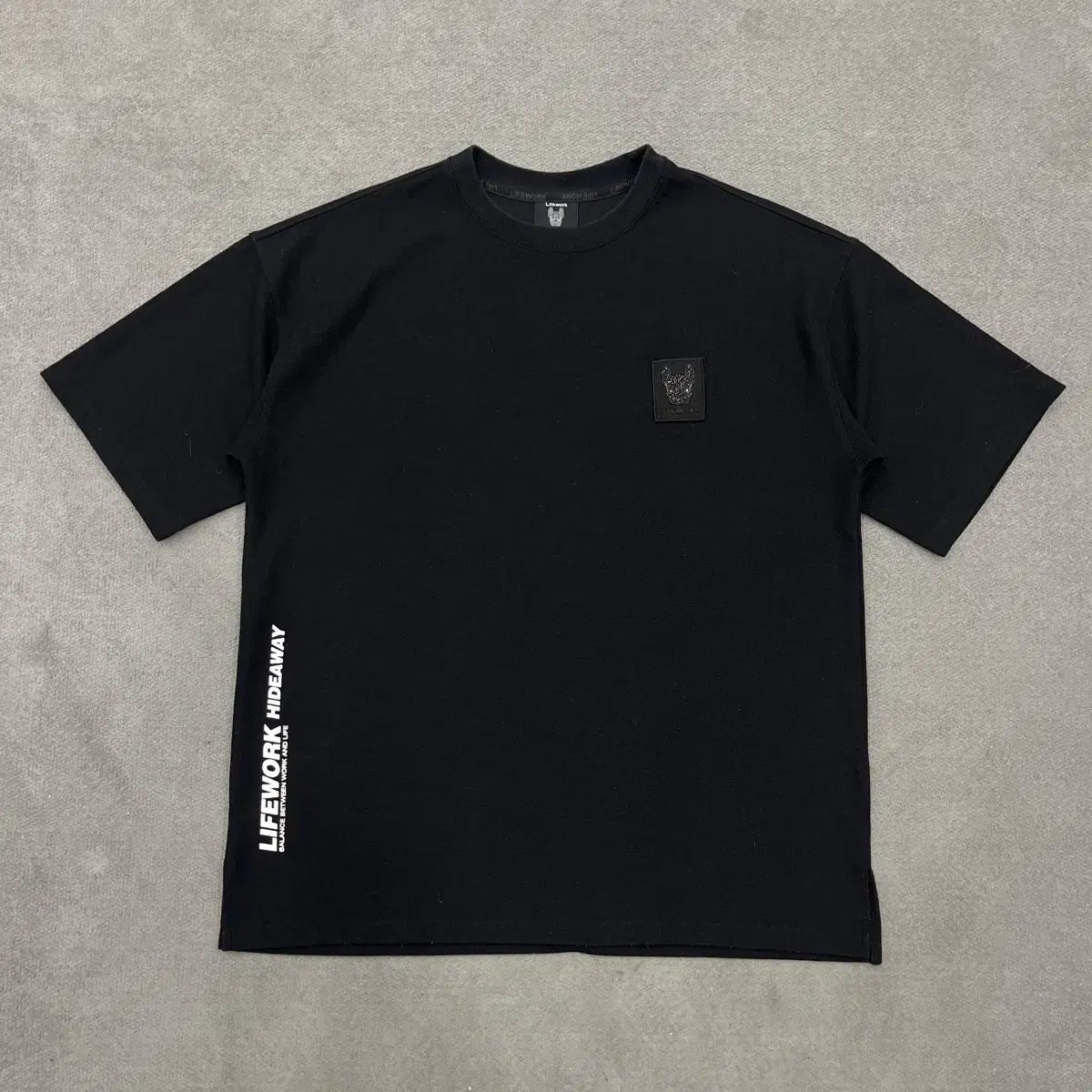 L ライフウォーク バックプリント 半袖Tシャツ