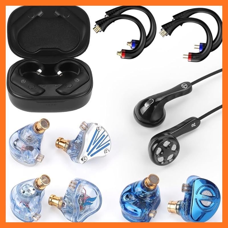 【新品】 TRN BT20pro福袋【有線イヤホンの無線化】 AAC/SBC対応 QDC + MMCX + 2Pin 交換式コネクタ LuckyBag 含める BT20pro+ FZFT1+ FZmax+ MT4pro+ Seahorse 有線イヤホン(BT2