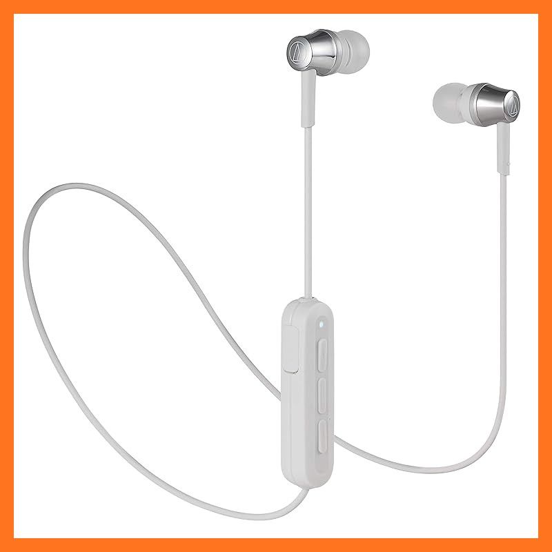 【新品】 オーディオテクニカ SoundReality ワイヤレスイヤホン Bluetooth リモコン/マイク付 グレー ATH-CKR300BT GY