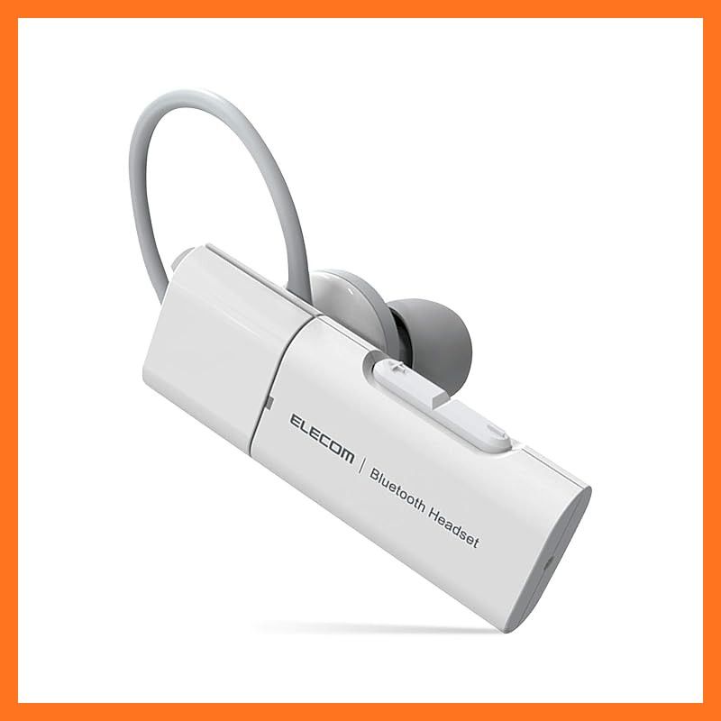 【新品】 エレコム BluetoothハンズフリーヘッドセットUSB Type-C(充電端子) 通話・音楽用 大型通話ボタン付き 3DFitイヤーフック LBT-HSC10MPWH ホワイト