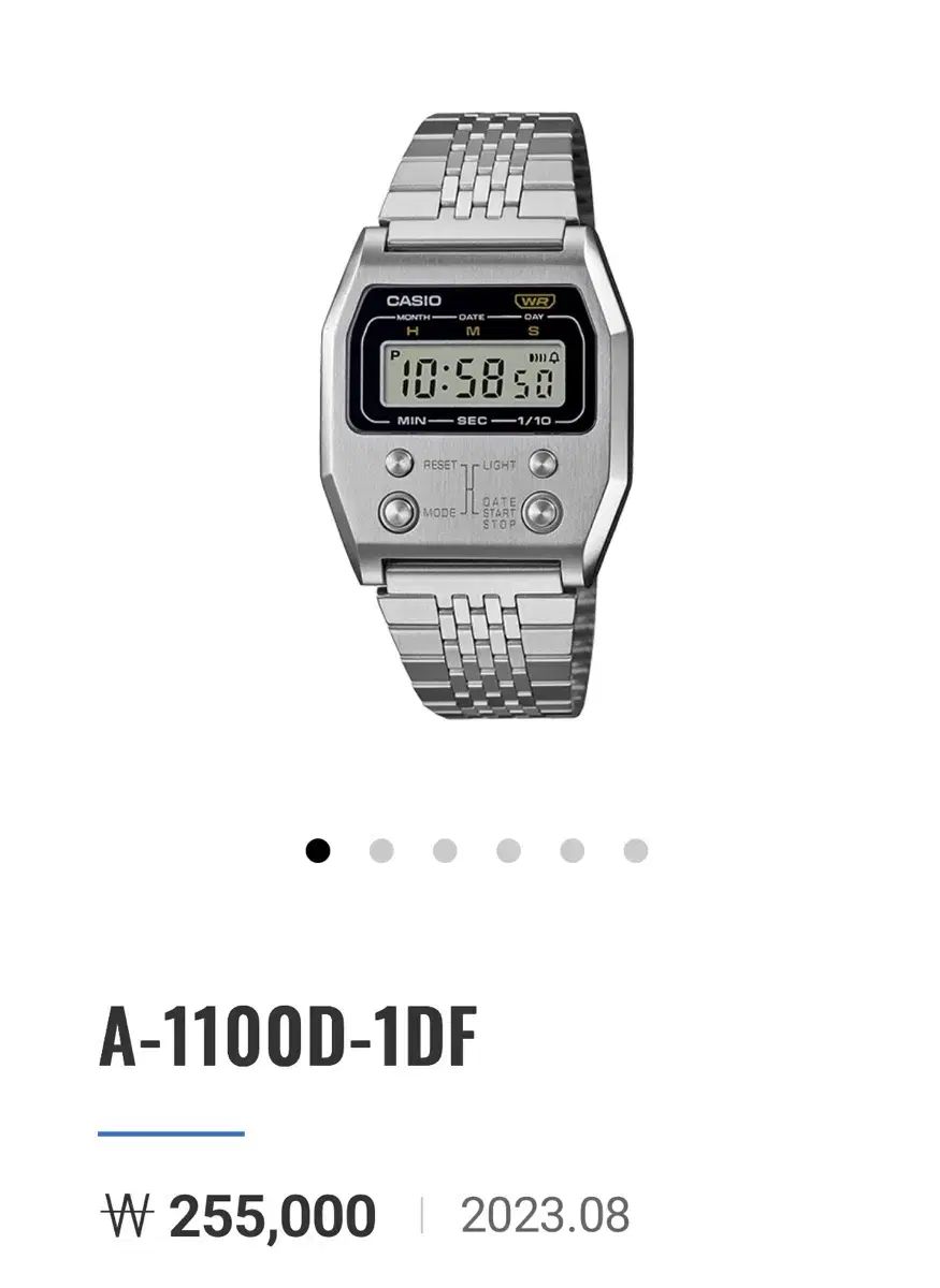 カシオ A-1100D-1DF メタル CASIO