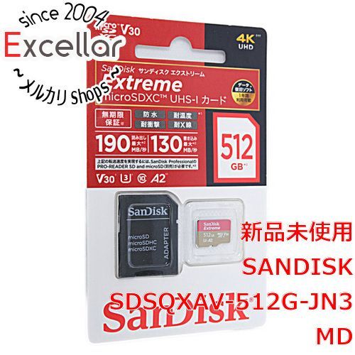 [bn:10] SanDisk　microSDXCメモリーカード　SDSQXAV-512G-JN3MD　512GB