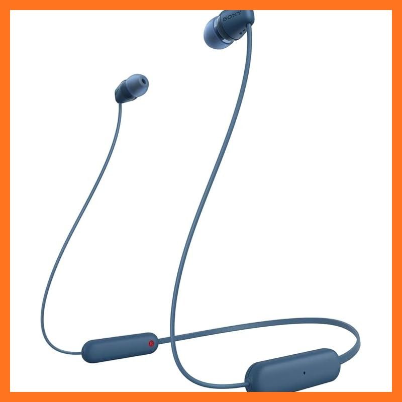 【新品】 ソニー(SONY) ワイヤレスイヤホン WI-C100:Bluetooth対応/25時間スタミナ/IPX4防滴/DSEE搭載 ブルー WI-C100 LZ 小