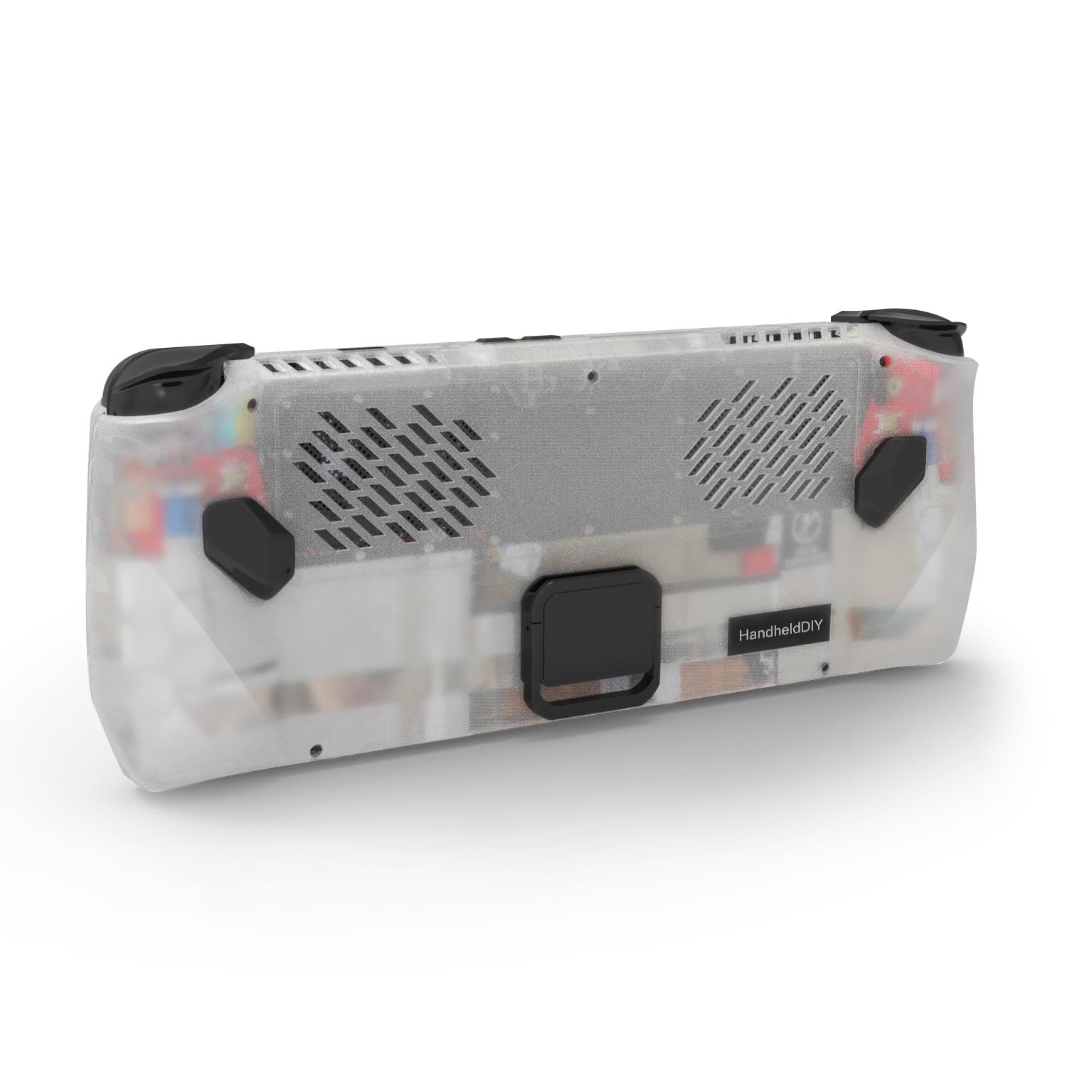 HandheldDIY Modcase for ROG Ally、ROG Ally バックプレートアクセサリー 熱管理シェルケース ASUS ROG Ally対応 キックスタンド、ヒートスプレッダー、カスタムネームプレート付き(しろい) [しろい]