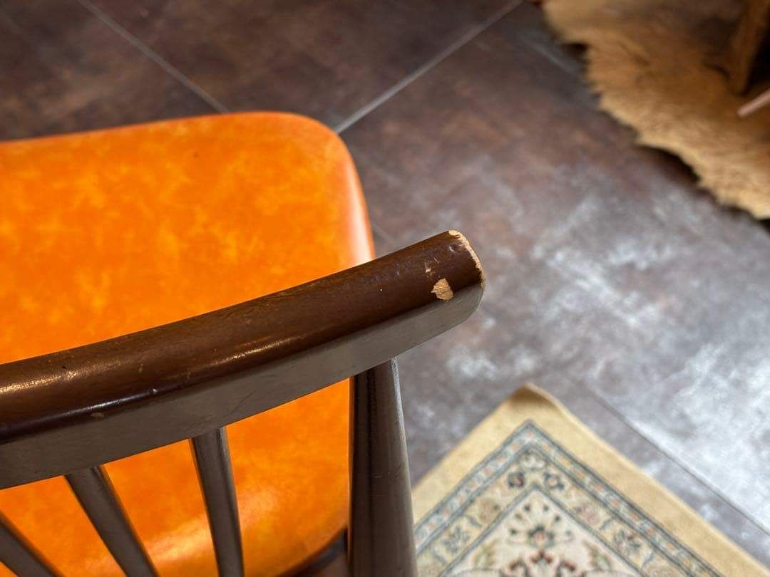 希少 IF家具 アイエフ家具 ヴィンテージ チェア レトロ スポークチェア