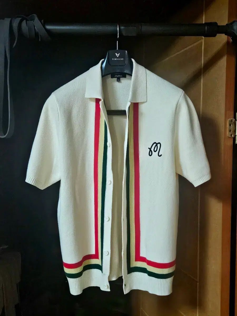 マルボンゴルフ 半袖ニットカーディガン アイボリー 17,106円