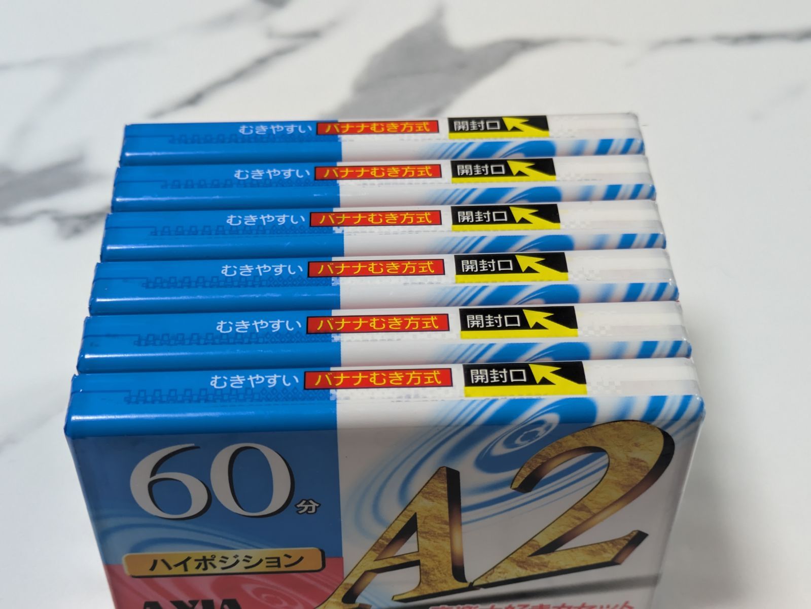 カセットテープ ハイポジ AXIA A2 60 6個 未開封 - メルカリ