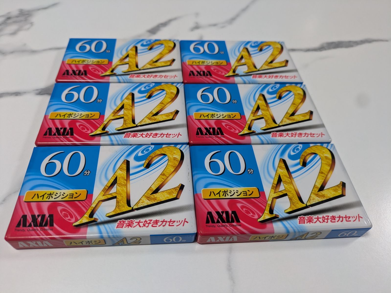 カセットテープ ハイポジ AXIA A2 60 6個 未開封 - メルカリ
