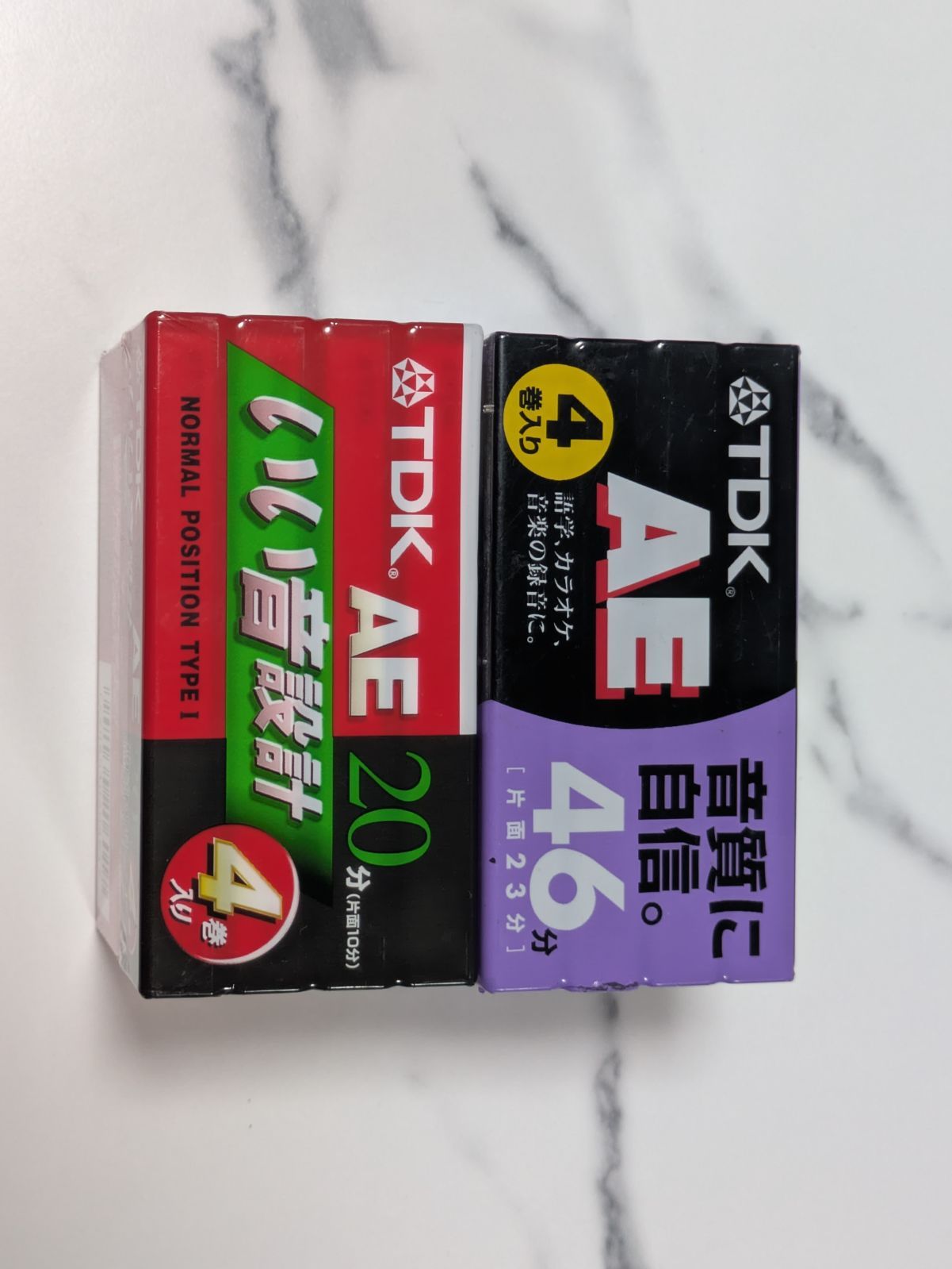 TDK AE-20*11G カセットテープ　未使用　66本 カセットテープ TDK AE46 4個・20 4個 未開封 - メルカリ