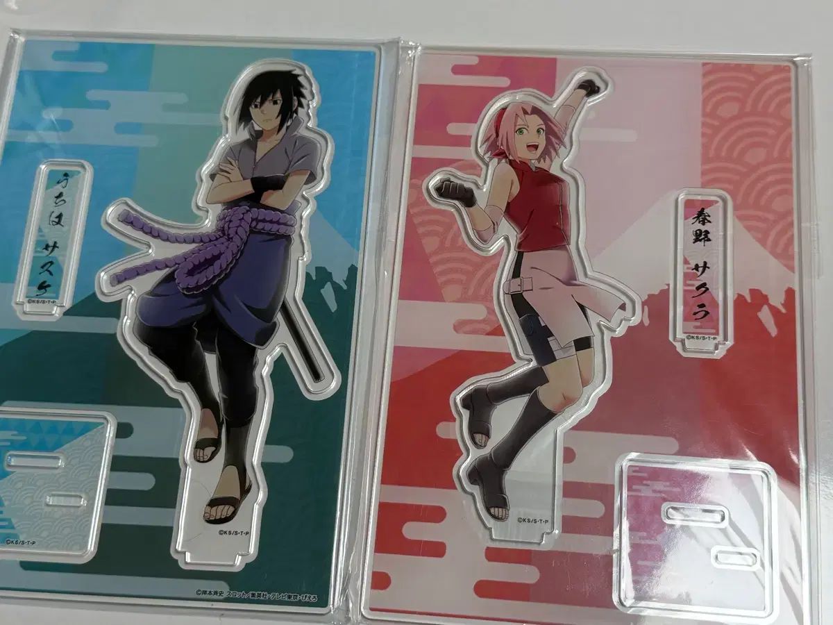 未開封 NARUTO -ナルト- WHO(フージー・キュー) アクリルスタンド うちは サスケ さくら まとめ