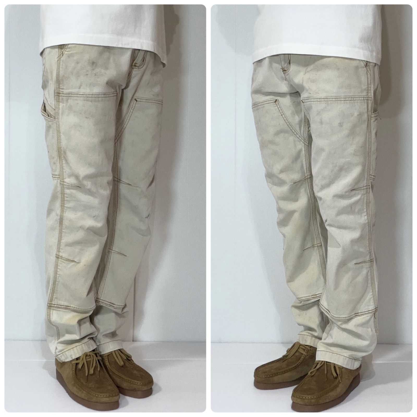 鬼フェード Carhartt カーハート ライトダック ダブルニー ペインター