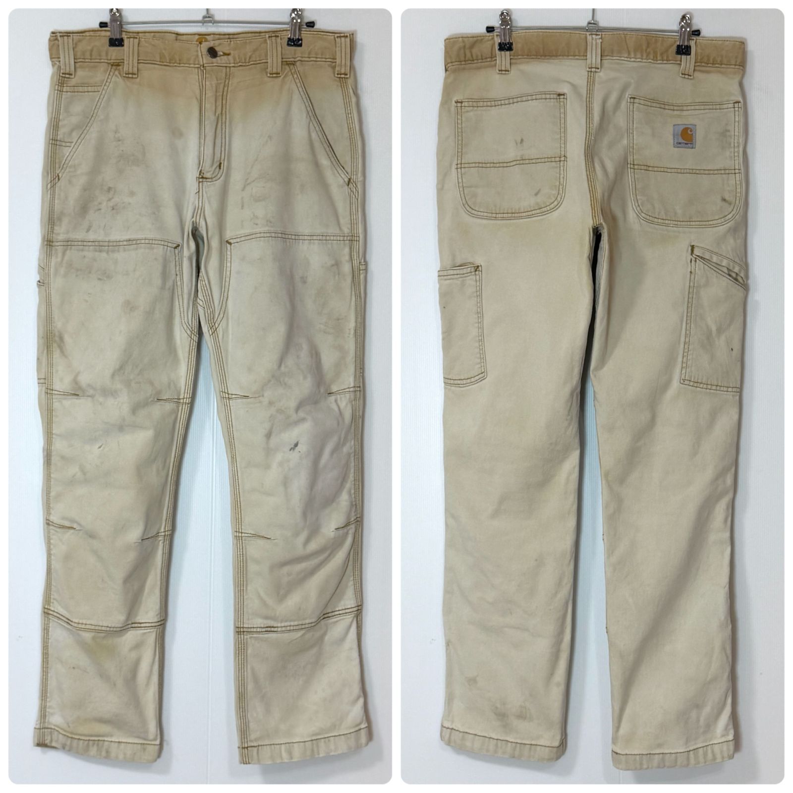 鬼フェード Carhartt カーハート ライトダック ダブルニー ペインター