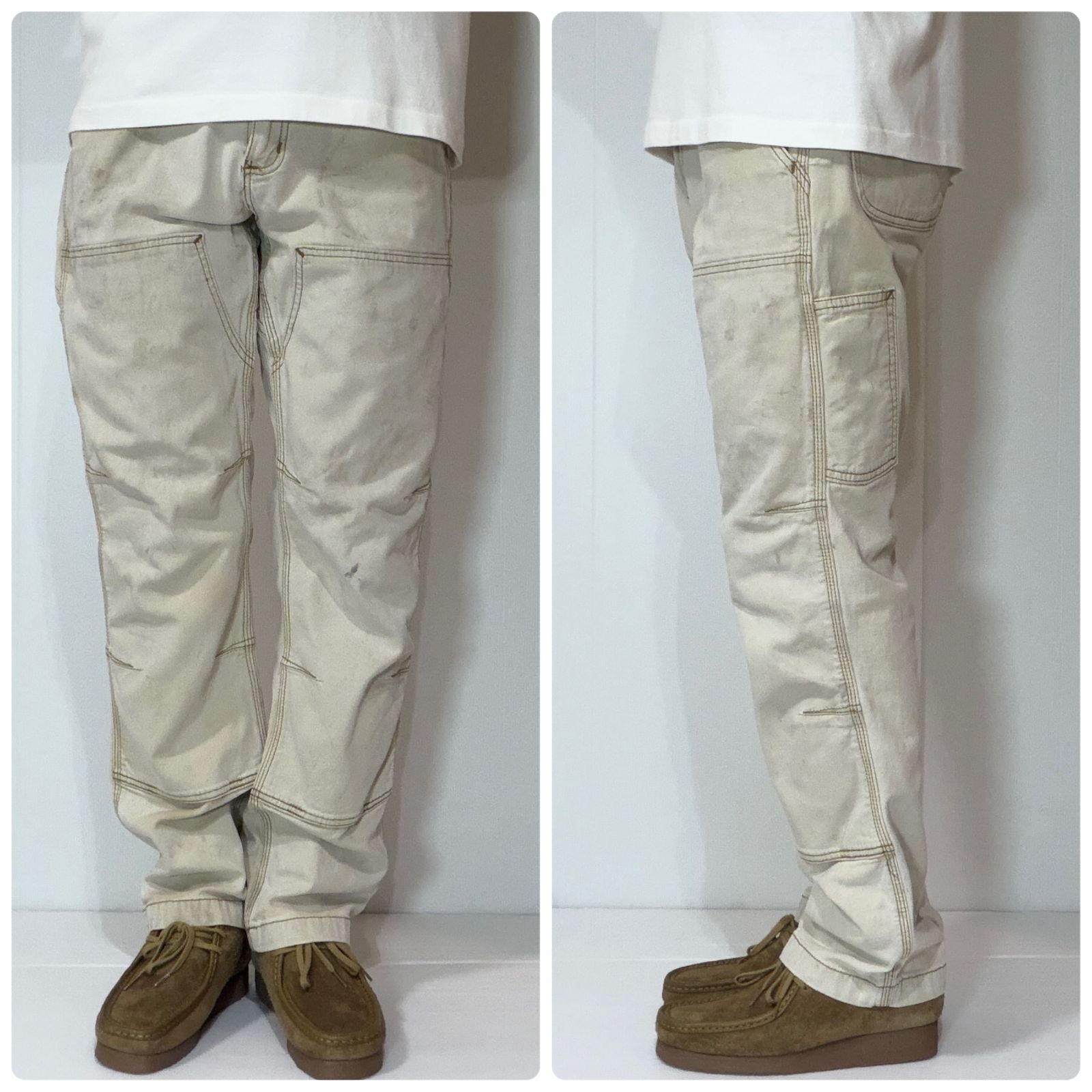 鬼フェード Carhartt カーハート ライトダック ダブルニー ペインター