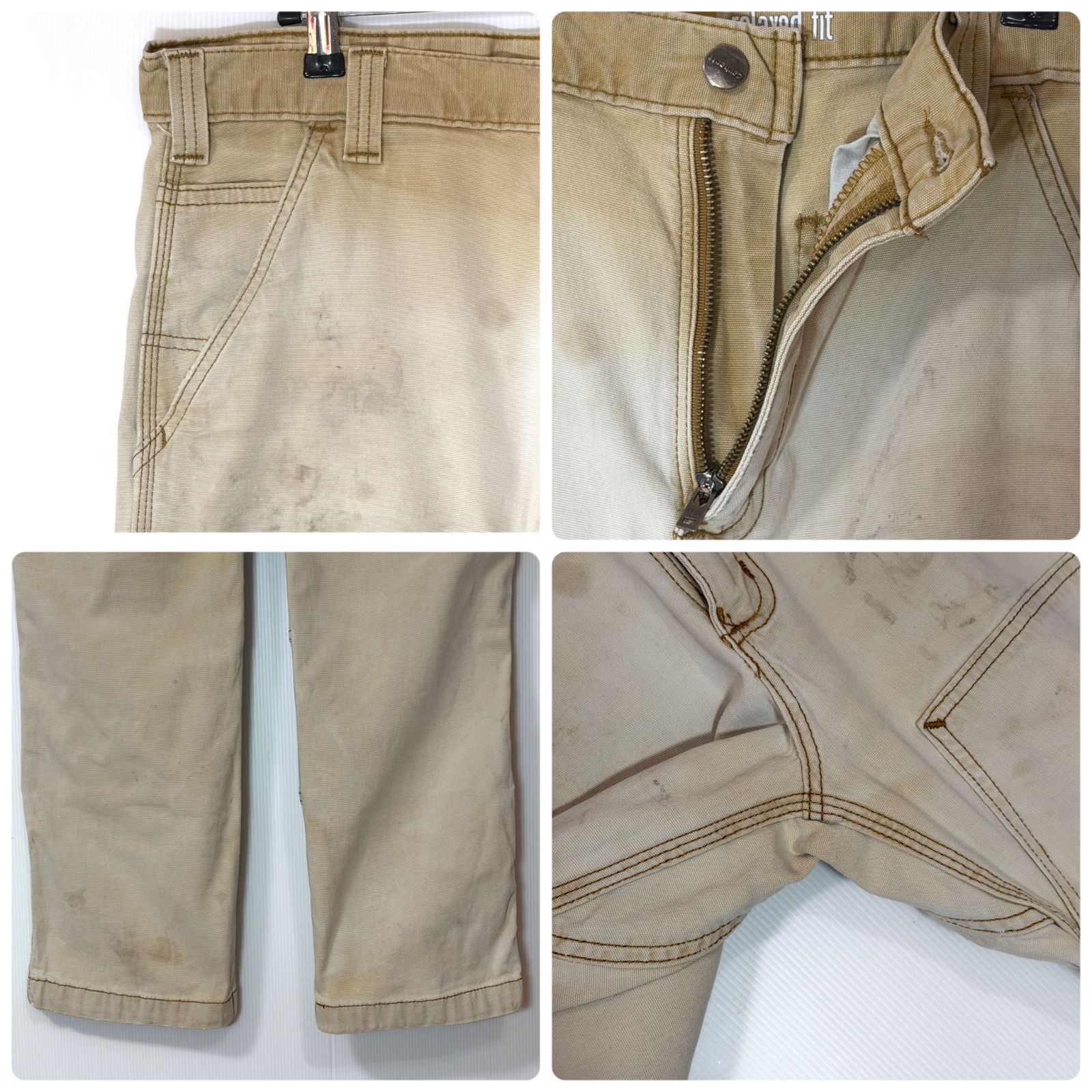 鬼フェード Carhartt カーハート ライトダック ダブルニー ペインター