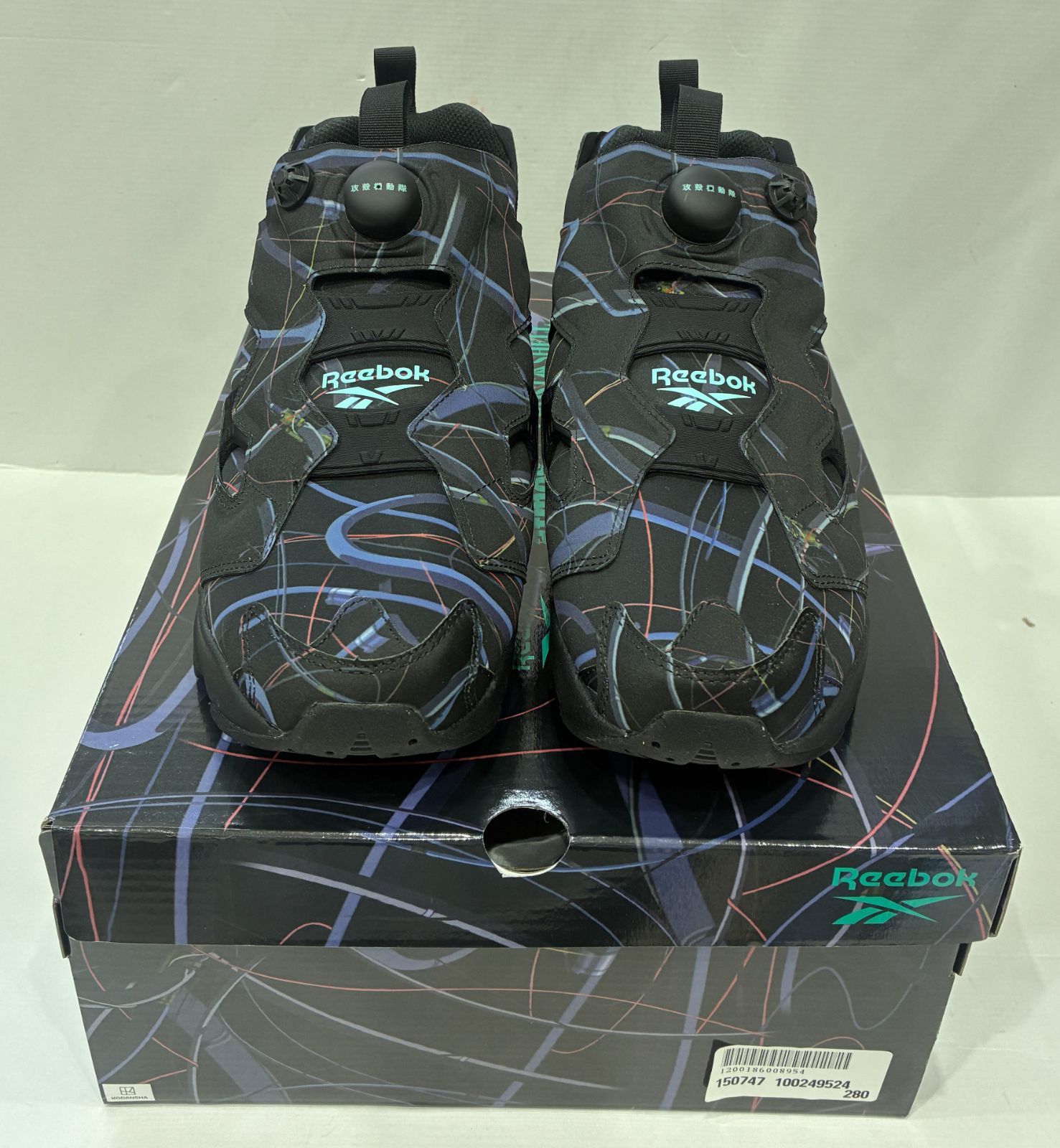 Ghost in the Shell x Reebok Instapump Fury 94 Black 28cm Sneakers